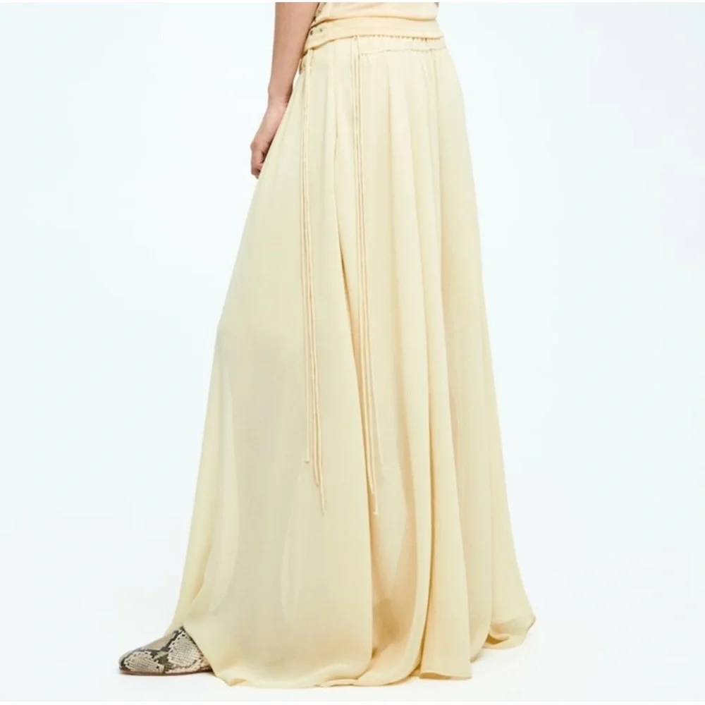 NWT H&M EDITION CHIFFON CIRCLE SKIRT - Picture 13 of 16